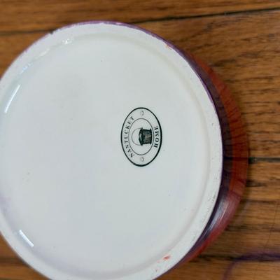 LOT 185N: Red Hat Lady Collection - Byer's Choice, Bear, Watch & Trinket Dish