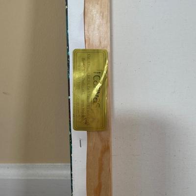 LOT 187L: Canvas Wall Art - Golden Retrievers, Pink Castle & Soccer Goal