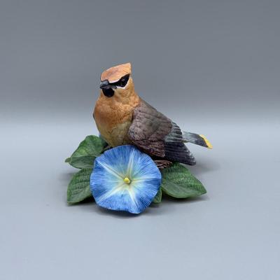 LOT 191N: Lenox Birds - Baltimore Oriole, Blue Jay, Red-Breasted Nuthatch & Cedar Waxwing