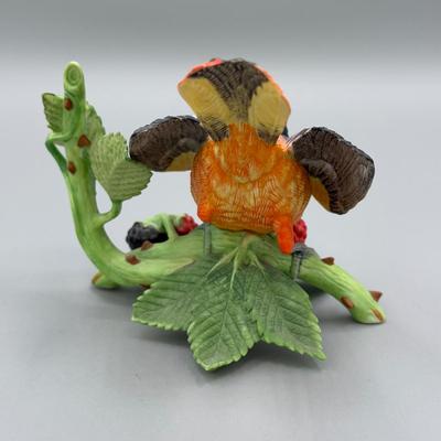 LOT 191N: Lenox Birds - Baltimore Oriole, Blue Jay, Red-Breasted Nuthatch & Cedar Waxwing