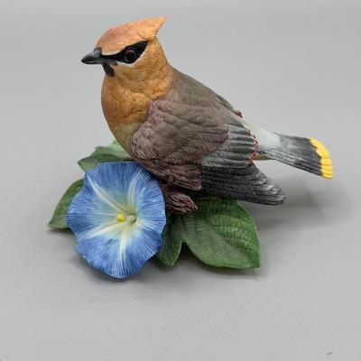 LOT 191N: Lenox Birds - Baltimore Oriole, Blue Jay, Red-Breasted Nuthatch & Cedar Waxwing