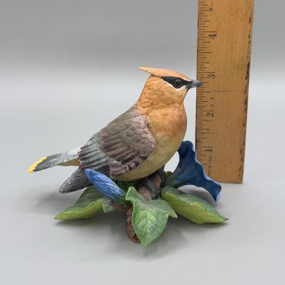 LOT 191N: Lenox Birds - Baltimore Oriole, Blue Jay, Red-Breasted Nuthatch & Cedar Waxwing