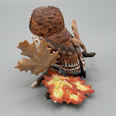 LOT 192N: Lenox Birds - Chipping Sparrow, Downy Woodpecker, Marsh Wren & Saw-Whet Owl