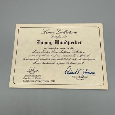 LOT 192N: Lenox Birds - Chipping Sparrow, Downy Woodpecker, Marsh Wren & Saw-Whet Owl