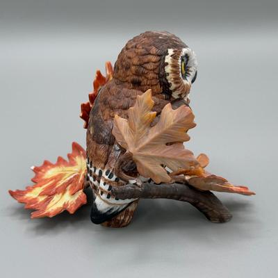 LOT 192N: Lenox Birds - Chipping Sparrow, Downy Woodpecker, Marsh Wren & Saw-Whet Owl