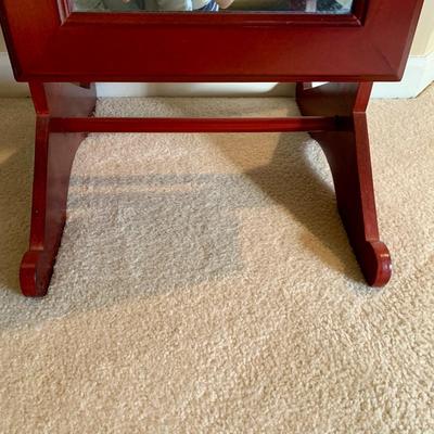 LOT 202 M: Standing Mirror / Jewlery Cabinet