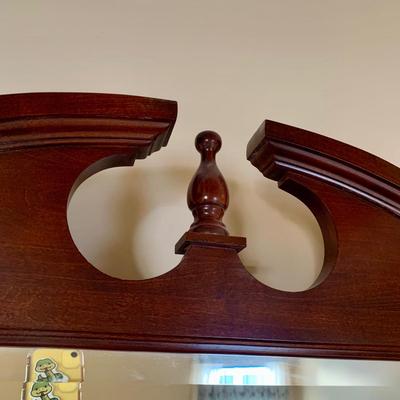 LOT 205 M: American Drew 6 Drawer Chest of Drawers & 9 Drawer Dresser w/ Mirror