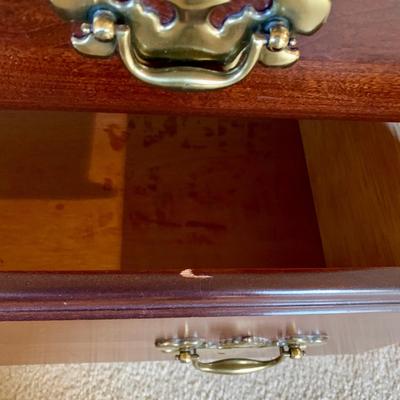 LOT 205 M: American Drew 6 Drawer Chest of Drawers & 9 Drawer Dresser w/ Mirror