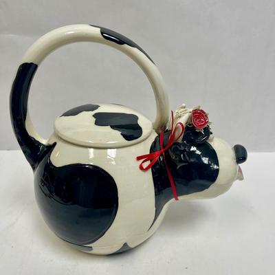 Ceramic Cow Tea Pot