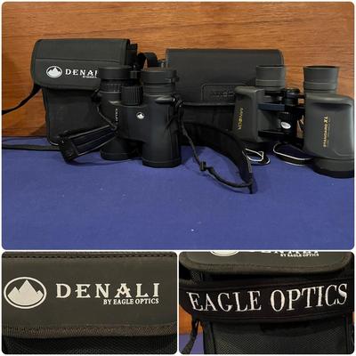 2 Pairs Binoculars - Bird Watching, Eagle Optics, Denali