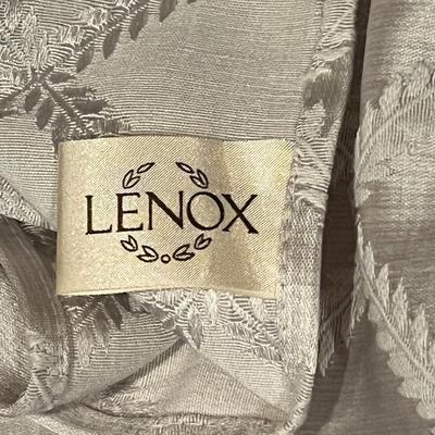 Lot of Lenox “Laurel Leaf” Fine Table Linens - Tablecloth, Napkins, Runners