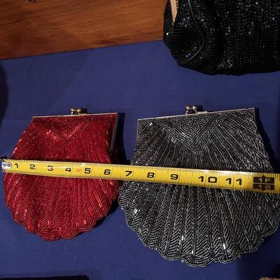 Lot of 12 Purses - Whiting & Davis, Vera Bradley, Beaded, Vintage, Contemporary