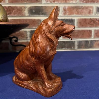Mixed Decorative Lot - Wood, Ceramic, Brass