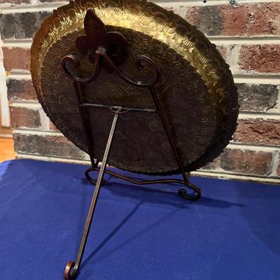 Mixed Decorative Lot - Wood, Ceramic, Brass
