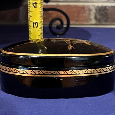 Mixed Decorative Lot - Wood, Ceramic, Brass