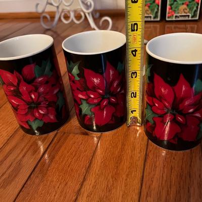 Big Lot of Holiday Plates Mugs - Scottish Dunoon Stoneware, German Konitz Porcelain