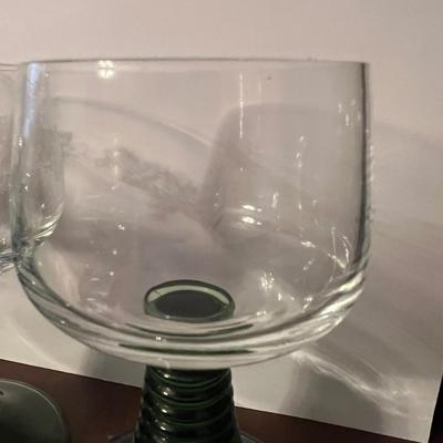 32 Vintage MCM Beehive Stemmed Wine Glasses