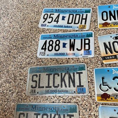 License plates for crafts!