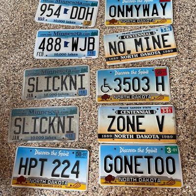 License plates for crafts!