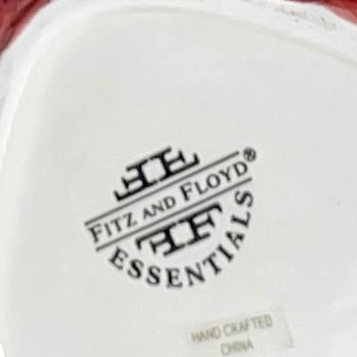 Fitz and Floyd Seated Santa Candy Jar