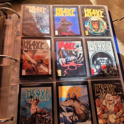 Full book of trading cards