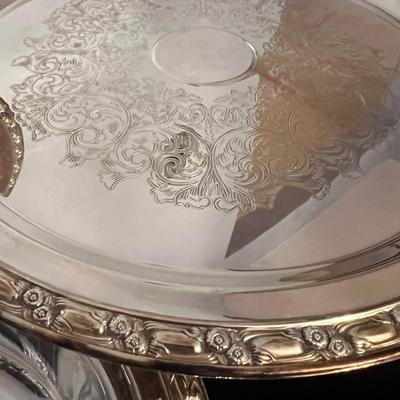 Lot of Oneida Silversmiths Plated Serving Ware Set