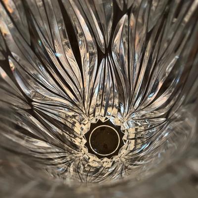 Lot of 3 Lead Crystal Vases