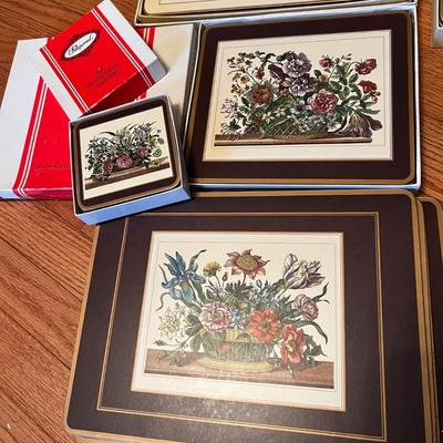 Big Lot of Vintage Pimpernel Placemats & Coaster Sets