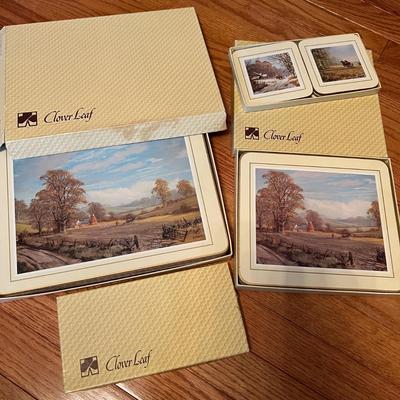 Big Lot of Vintage Pimpernel Placemats & Coaster Sets