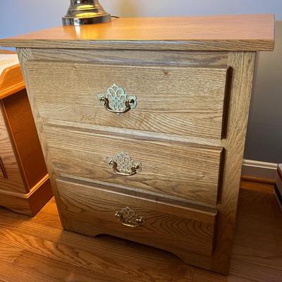 3 Drawer Truewood Bedside Table