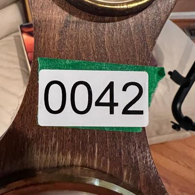 Vintage Wood Dutch Barometer