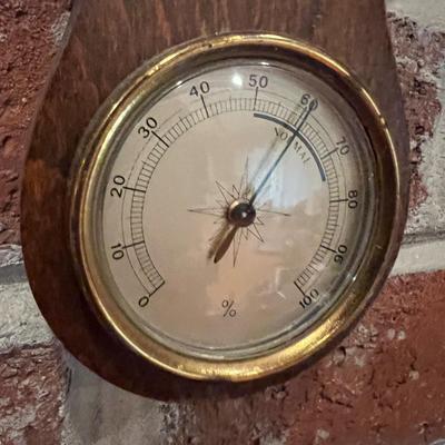 Vintage Wood Dutch Barometer