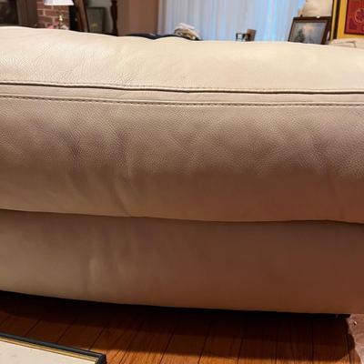 2 Leather Ottomans - Natuzzi Editions by Reflections Gallery SKU A319