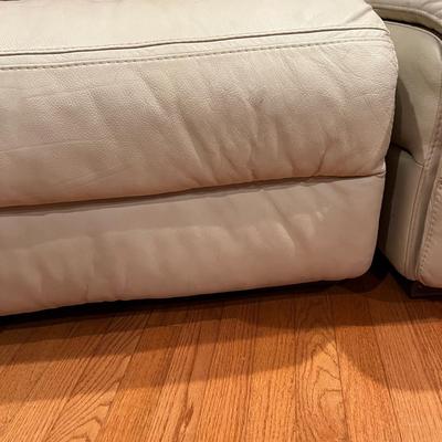 2 Leather Ottomans - Natuzzi Editions by Reflections Gallery SKU A319