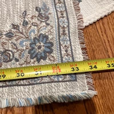Vintage Austrian Halltex Woven Reversible Folk Lot - Tablecloths, Runners, Placemats, Napkins