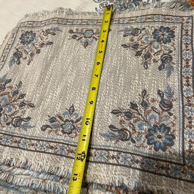 Vintage Austrian Halltex Woven Reversible Folk Lot - Tablecloths, Runners, Placemats, Napkins