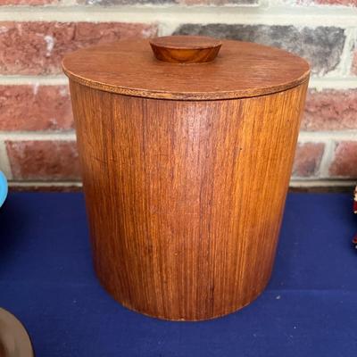 Big Lot MCM Vintage Decorative Wood & Weave Lot -Teak, Olive Wood, Oil Painting