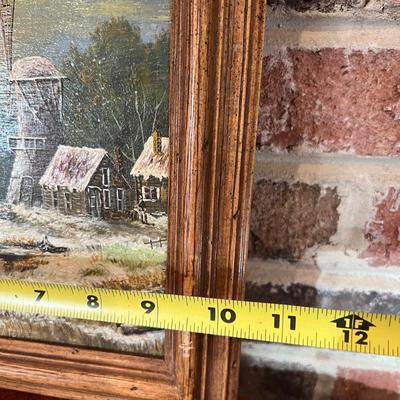 Big Lot MCM Vintage Decorative Wood & Weave Lot -Teak, Olive Wood, Oil Painting