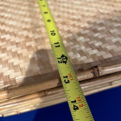 Set of 12 Vintage Bamboo Trays (Lot 2 of 2)