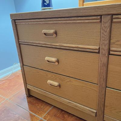 6 Drawer Dresser with Mirror