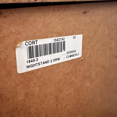 2 Drawer Night Stand Bedside Table