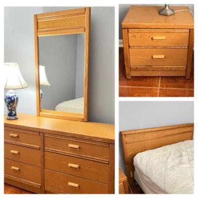 2 Drawer Night Stand Bedside Table