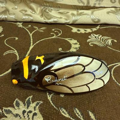 Vintage French Majolica Cicada