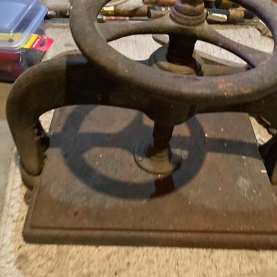 Rusty metal items