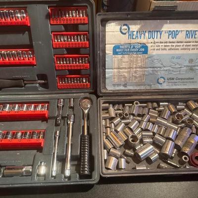 Socket set with extra sockets