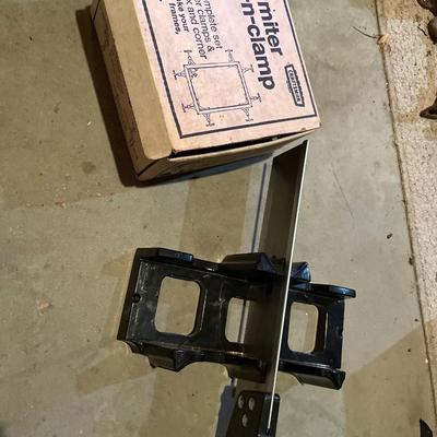 Miter clamps and saw