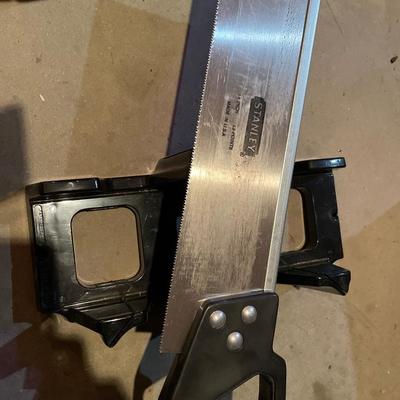 Miter clamps and saw