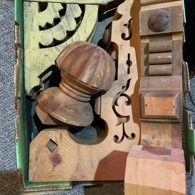 Wood fence decor