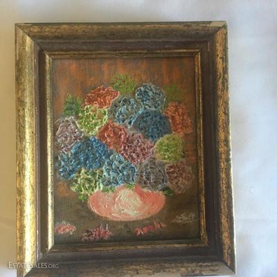 Lot 88 - Four framed  flower pieces pieces