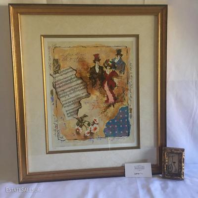 Lot 90 - Two framed pieces of art